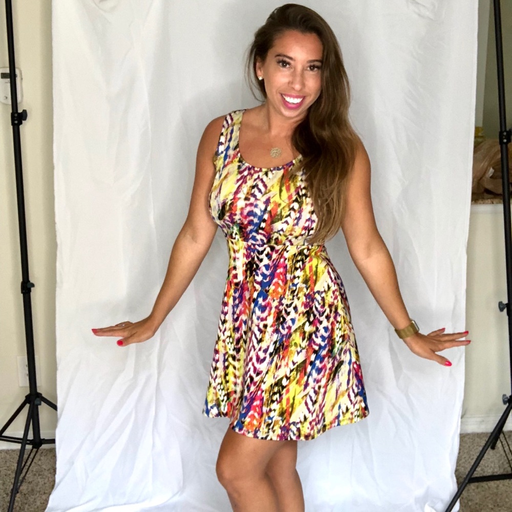 Paint Splattered Dress